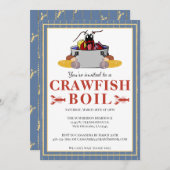 Kreeft Kook Summer Zeevruchten Barbecue Feest Kaart (Voorkant / Achterkant)