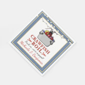 Kreeft Kookfeest Koppels Bruidsfeest Verlovingsfee Servet (Hoek)