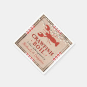 Kreeft Kookfeest Rivierkreeft Verlovingsfeest Land Servet (Hoek)