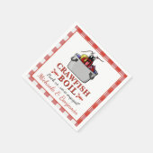 Kreeft Kooklobster Barbecue Feest Servet (Hoek)