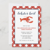 Kreeft kookt Familie hereniging Uitnodiging (Voorkant)