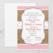 Kreeft Koppels Baby Shower Kaart (Voorkant / Achterkant)