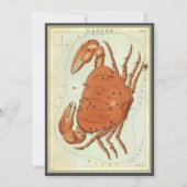 Kreeft Krab Antieke Constellatie, Urania's Spiegel Kaart (Voorkant)