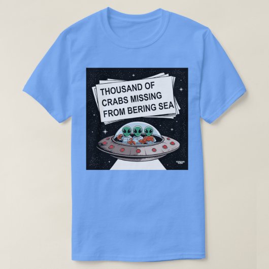 Kreeft krabben T-shirt (Design voorkant)