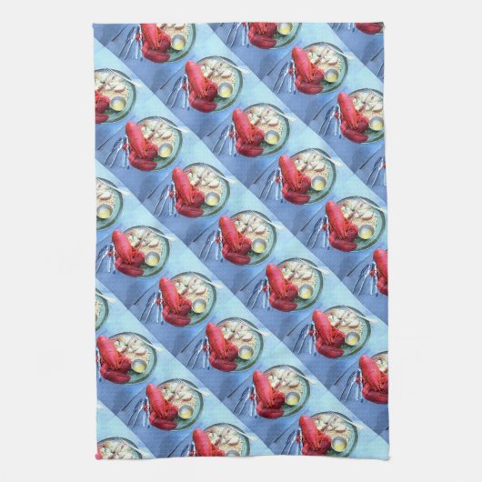 kreeft liefhebbers handdoek (Verticaal)