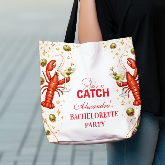 Kreeft Love Kust Bachelorette Feest Tote Bag
