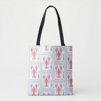 kreeft Maine New England nautische oceaan zeevruch Tote Bag