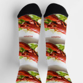 Kreeft met eigen naam sokken (Top)