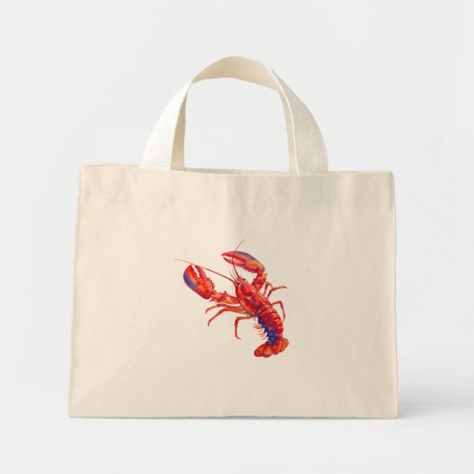 Kreeft Mini Tote Bag (Voorkant)