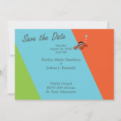 Kreeft Mobster Bruiloft Vis Thema Kaart (Achterkant)