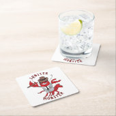 Kreeft Mobster 🦞 Funny Cartoon Gangster Kartonnen Onderzetters (Insitu)