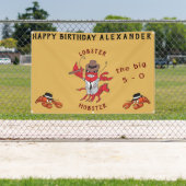 Kreeft Mobster 🦞 Funny Cartoon Gangster Spandoek (Insitu)