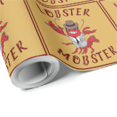 Kreeft Mobster 🦞 Schattigee Cartoon gangster met  Cadeaupapier (Rol Hoek)