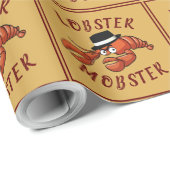 Kreeft Mobster 🦞 Schattigee Cartoon gangster met  Cadeaupapier (Rol Hoek)