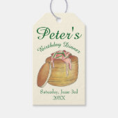 Kreeft Newburg Newberg Vis en zeevruchten Diner Pa Cadeaulabel (Voorkant)