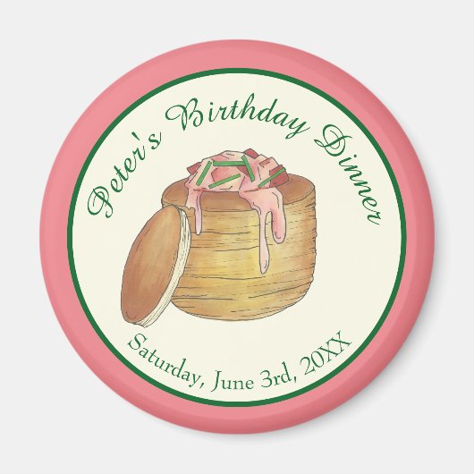 Kreeft Newburg Newberg Vis en zeevruchten Diner Pa Magneet (Voorkant)