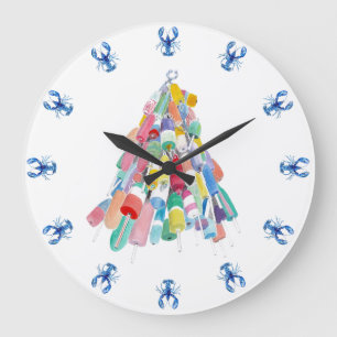 Kreeft O'Clock - Blauw Grote Klok