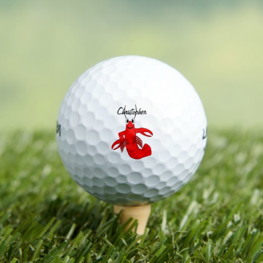 Kreeft ontwerp golfballen (Insitu Shirt)