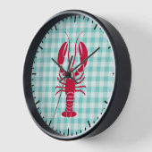 Kreeft op Blauwe Gingham Keuken (Hoek)