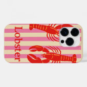 Kreeft Pop Bold Crustaceans op Snoep Stripes Case-Mate iPhone Case (Achterkant (horizontaal))