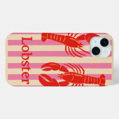Kreeft Pop Bold Crustaceans op Snoep Stripes Case-Mate iPhone Case (Achterkant (horizontaal))