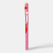 Kreeft Pop Bold Crustaceans op Snoep Stripes Case-Mate iPhone Case (Achterkant / Links)