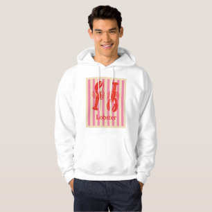 Kreeft Pop Bold Crustaceans op Snoep Stripes Hoodie