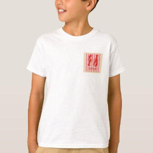 Kreeft Pop Bold Crustaceans op Snoep Stripes T-shirt