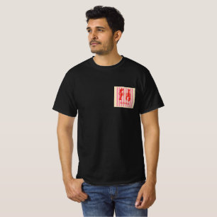 Kreeft Pop Bold Schaaldieren op Suikerstrepen T-shirt