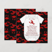 Kreeft Rivierkreeft Baby Shower Kaart (Voorkant / Achterkant)