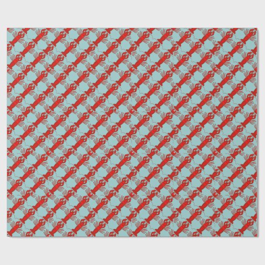 Kreeft, rivierkreeft, langoesten papier (Vlak)