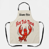 Kreeft, rivierkreeft, rivierkreeft tekst toevoegen schort (Voorkant)
