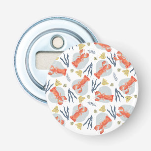 Kreeft Rivierkreeft Zeevruchten Onder Water Patroo Button Flesopener