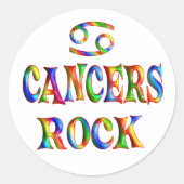 Kreeft Ronde Sticker (Voorkant)