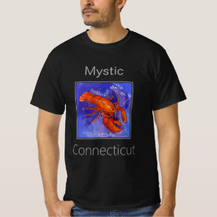 Kreeft, rood en Paarse, mystiek, Connecticut T-shirt