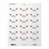 kreeft roosteren etiket (Full Sheet)