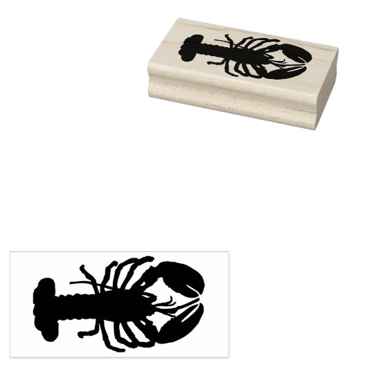 Kreeft Rubber Stamp Rubberstempel (Gestempeld)