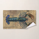 Kreeft Schelpdieren Zeevruchten Maine Classic Ocea Bad Handdoek (Handdoek)