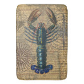 Kreeft Schelpdieren Zeevruchten Maine Classic Ocea Badmat (Voorkant Verticaal)