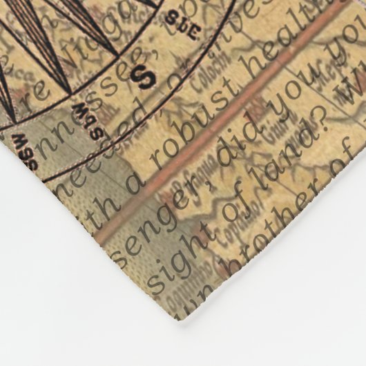 Kreeft Schelpdieren Zeevruchten Maine Classic Ocea Fleece Deken (Hoek)