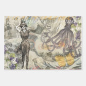 Kreeft Schelpdieren Zeevruchten Maine Classic Ocea Inpakpapier Vel (Voorkant 3)