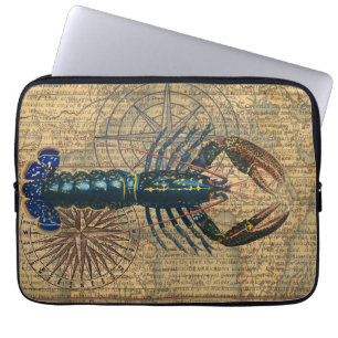Kreeft Schelpdieren Zeevruchten Maine Classic Ocea Laptop Sleeve