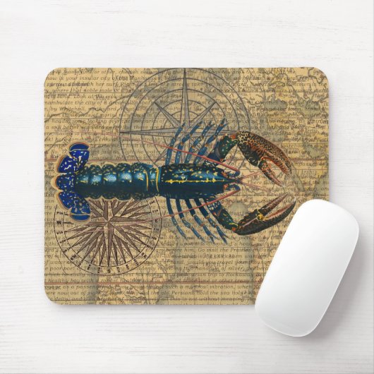 Kreeft Schelpdieren Zeevruchten Maine Classic Ocea Muismat (Met muis)