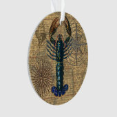 Kreeft Schelpdieren Zeevruchten Maine Classic Ocea Ornament (voorkant)
