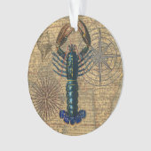 Kreeft Schelpdieren Zeevruchten Maine Classic Ocea Ornament (voorkant)