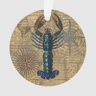 Kreeft Schelpdieren Zeevruchten Maine Classic Ocea Ornament