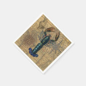 Kreeft Schelpdieren Zeevruchten Maine Classic Ocea Servet (Hoek)