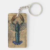 Kreeft Schelpdieren Zeevruchten Maine Classic Ocea Sleutelhanger (achterkant)