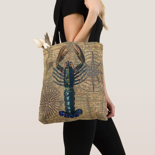 Kreeft Schelpdieren Zeevruchten Maine Classic Ocea Tote Bag (Dichtbij)
