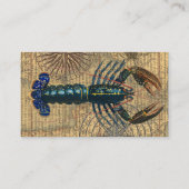 Kreeft Schelpdieren Zeevruchten Maine Classic Ocea Visitekaartje (Achterkant)